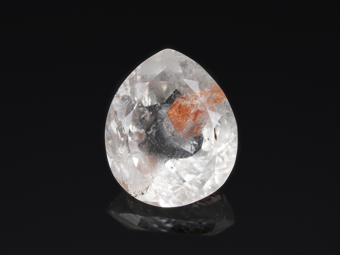 Spessartite garnet in quartz 12.41 /スペサルタイトガーネット・イン・クォーツ[セミオーダー/受注生産]  Hariqua-パワーストーンジュエリー-