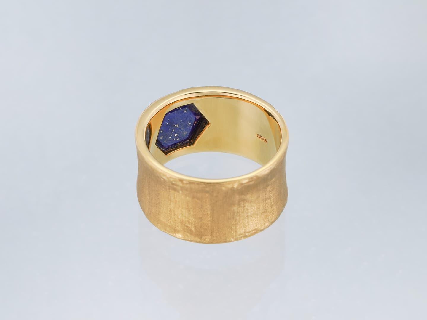 Lapis lazuli banded ring /ラピスラズリ | Hariqua-パワーストーン 