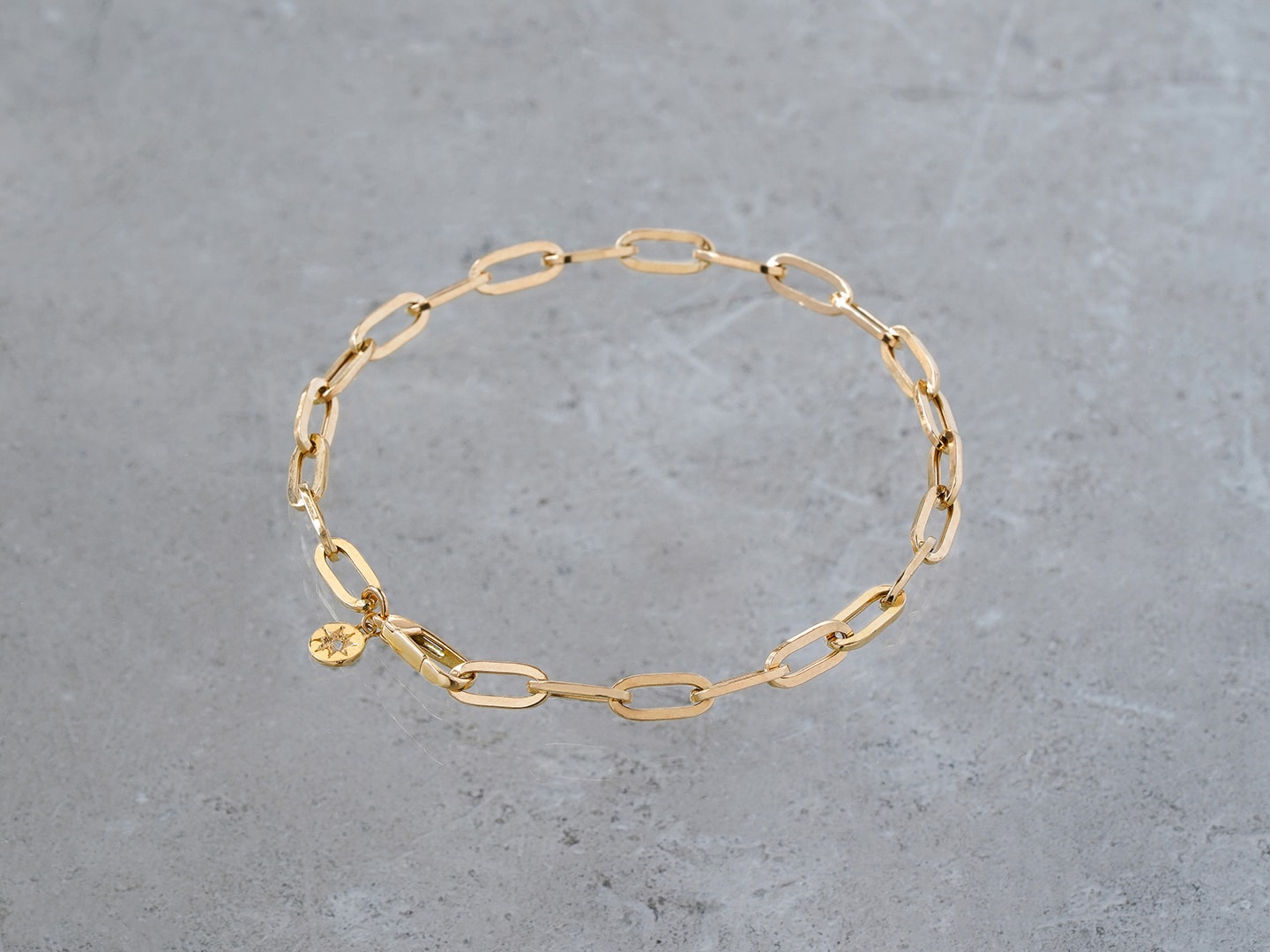 Big chain bracelet / necklace K18 [受注生産] | Hariqua 