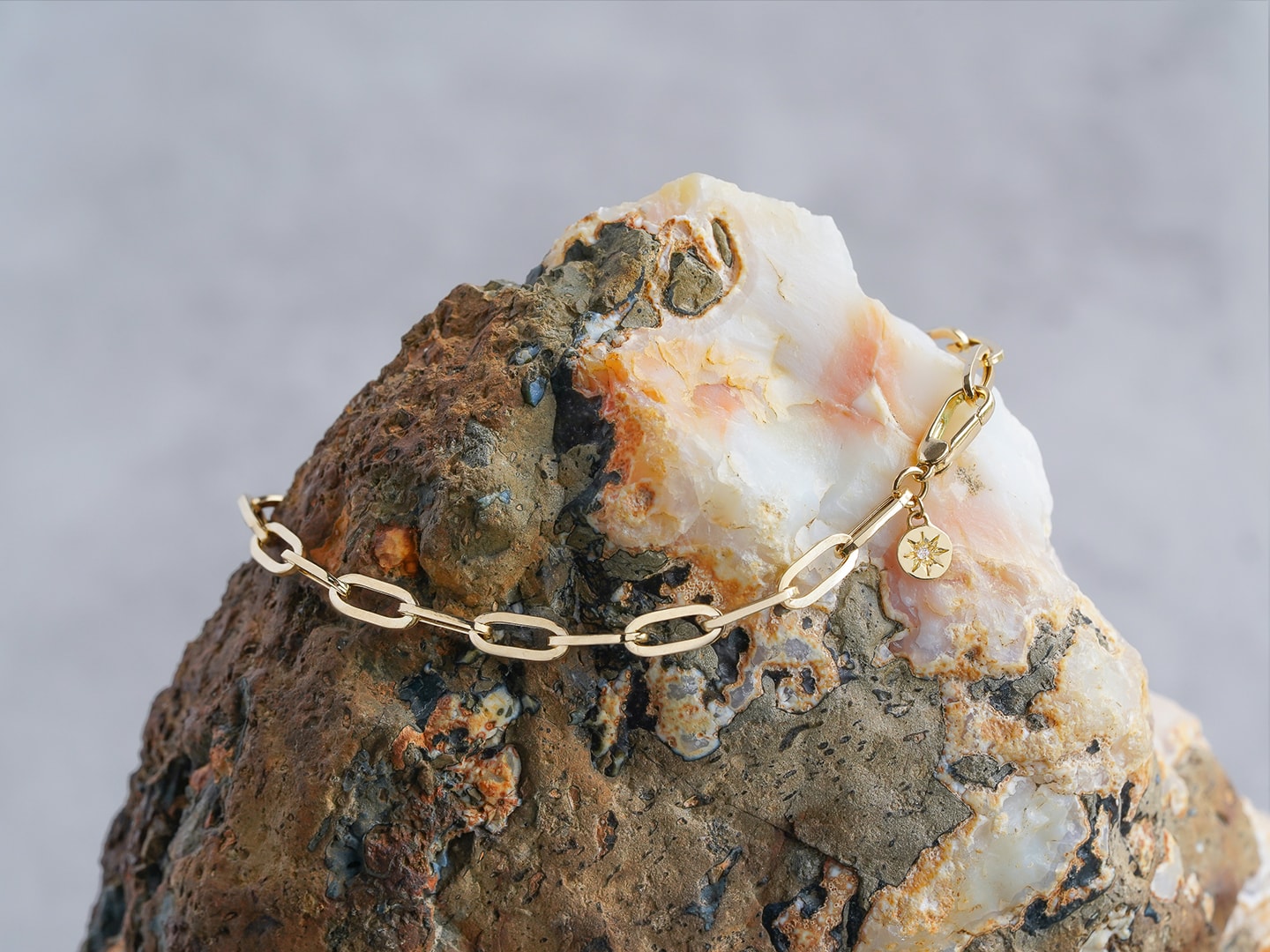 Big chain bracelet / necklace K18 [受注生産]. | Hariqua 