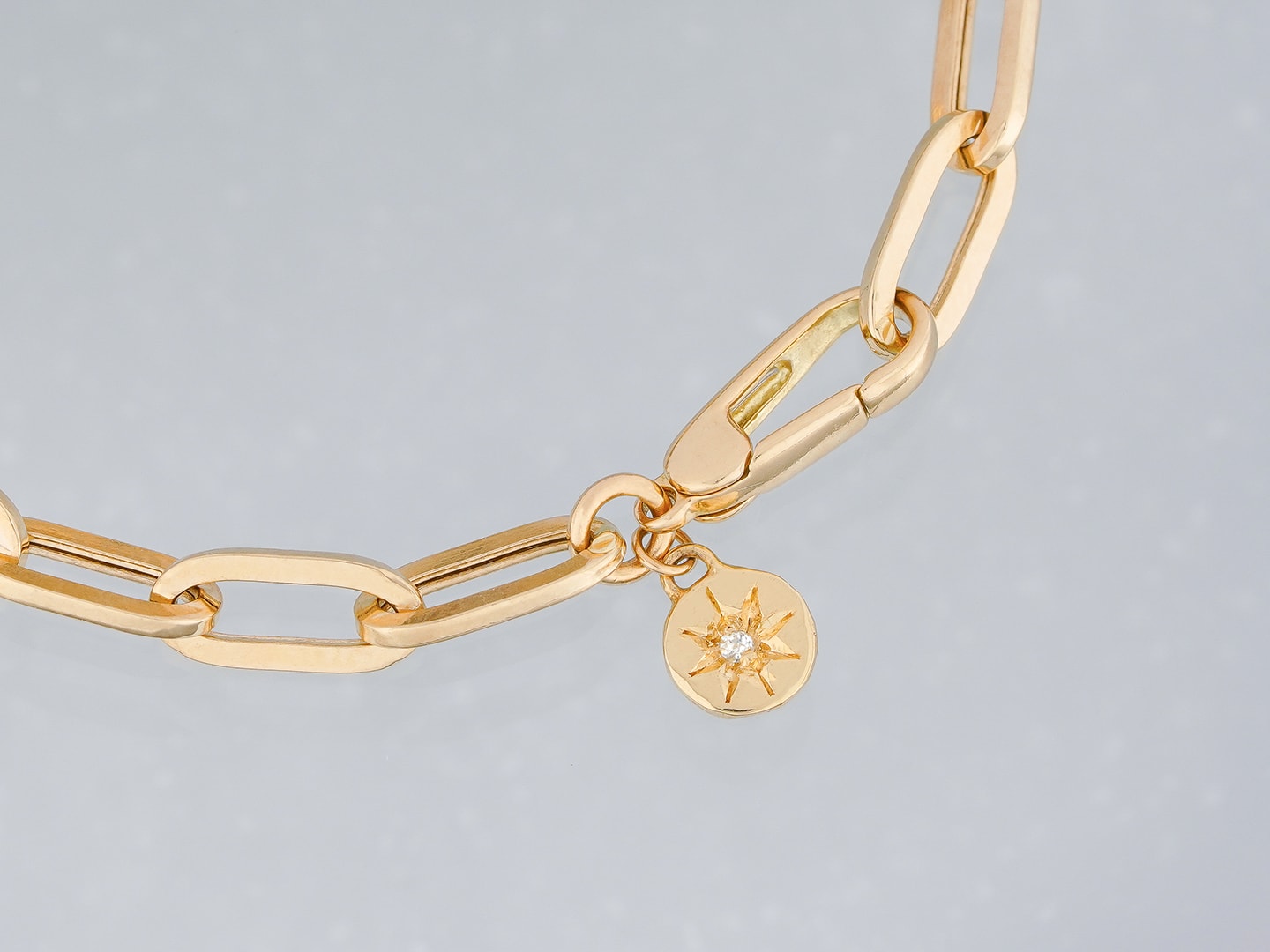 Big chain bracelet / necklace K18 [受注生産] | Hariqua-パワーストーンジュエリー-