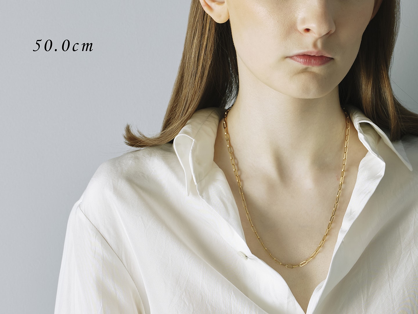 K18 gold big chain bracelet / necklace [受注生産]