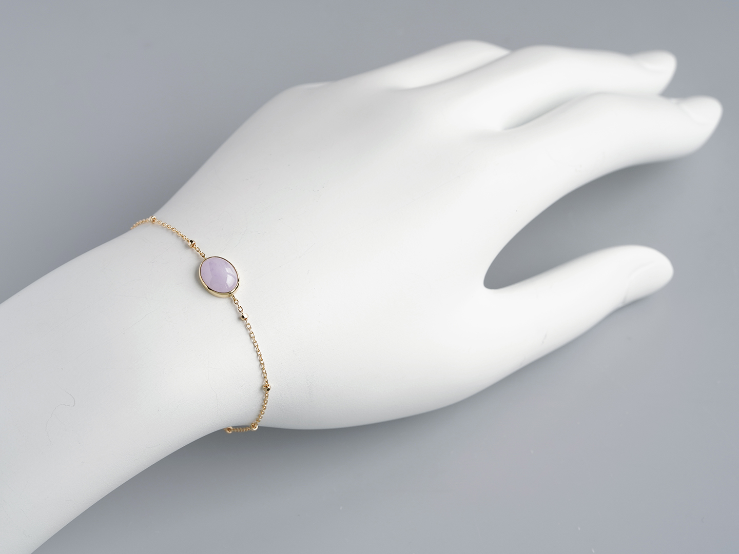 Lavender jade bracelet 2.03 /ラベンダー翡翠（ジェイド） | Hariqua