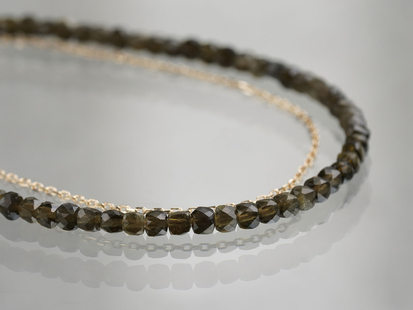 Obsidian double bracelet /オブシディアン | Hariqua-パワーストーン 