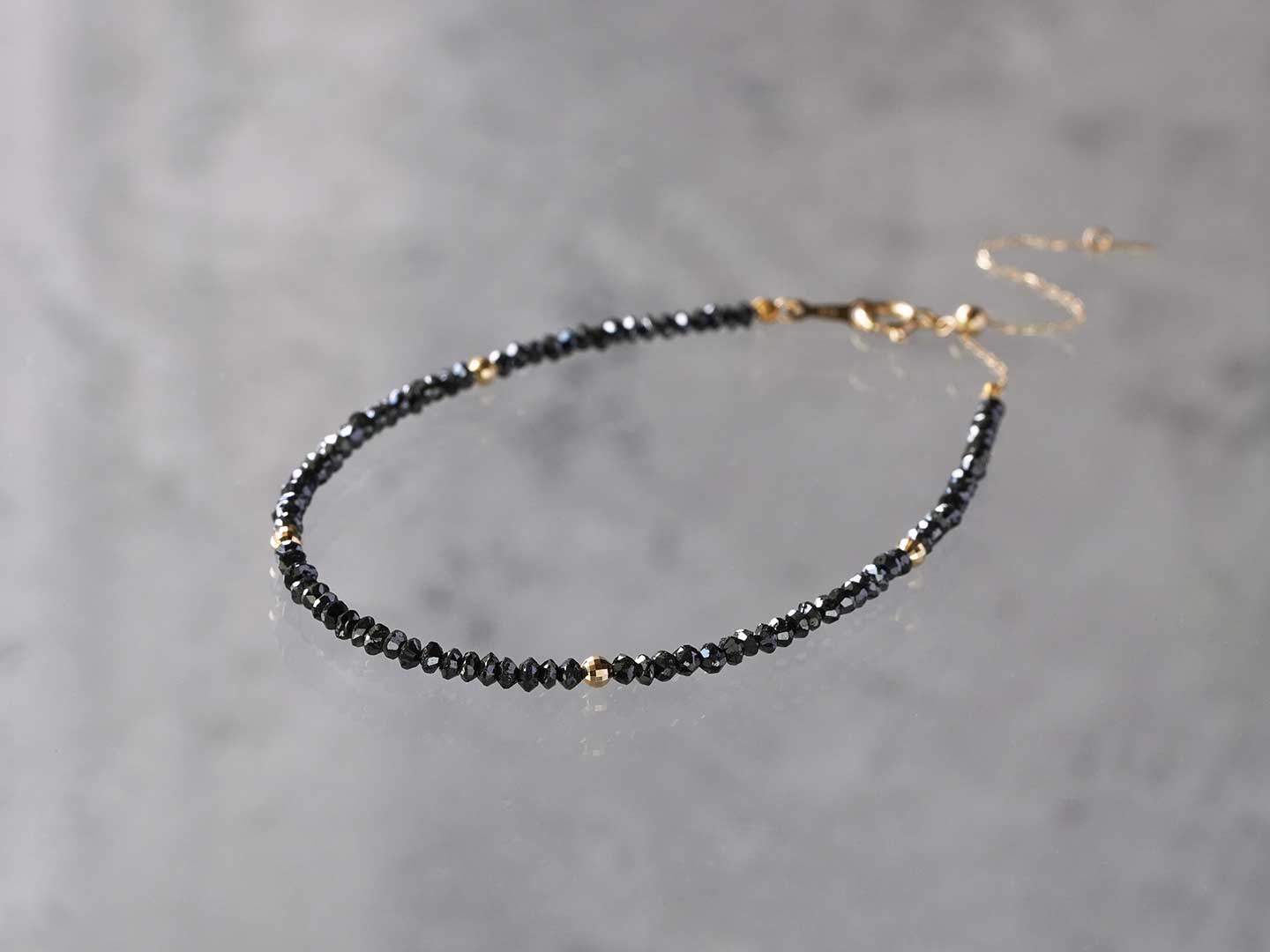 Black diamond bracelet /ブラックダイヤモンド | Hariqua