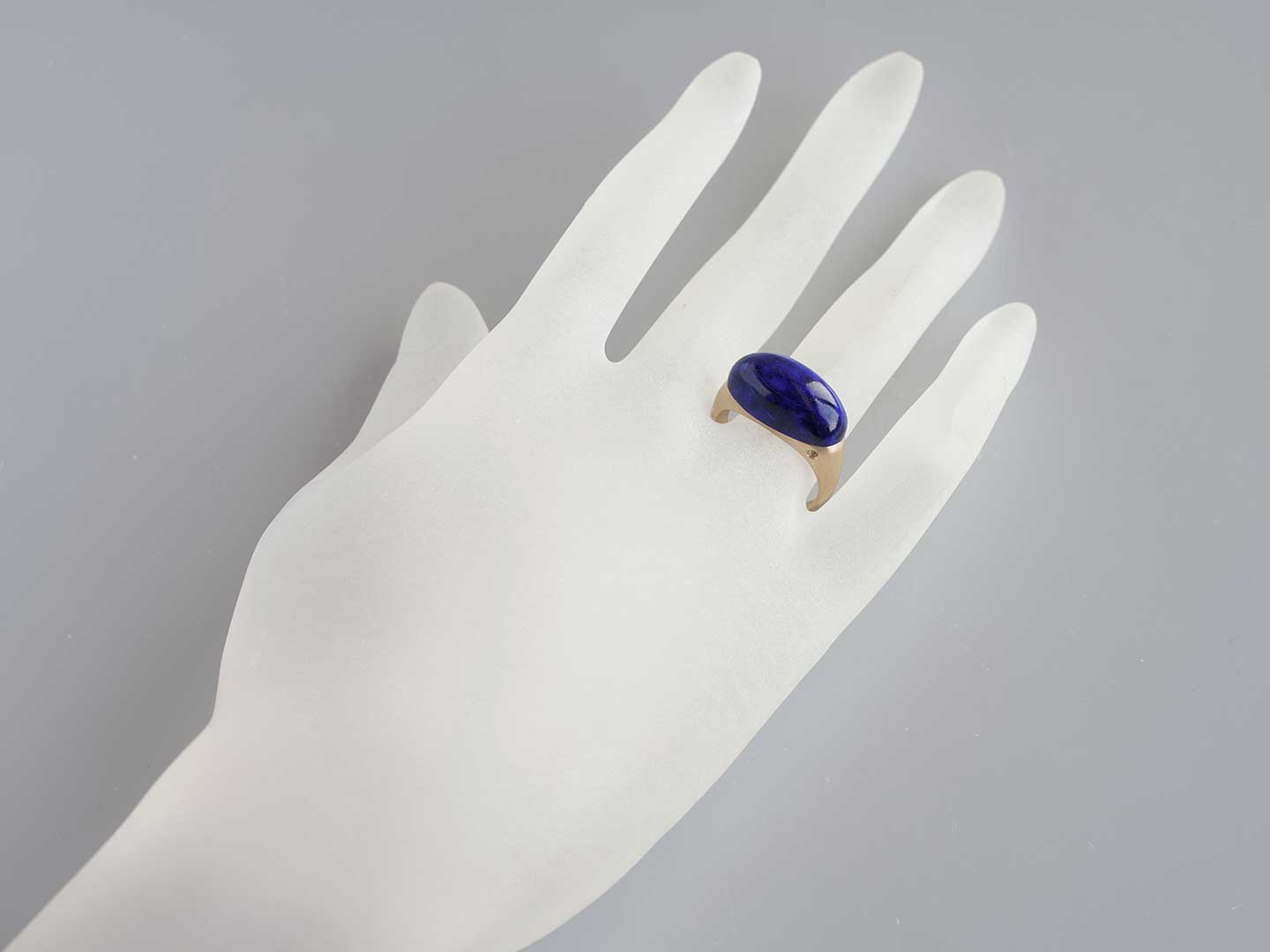 Lapis lazuli × Phenakite ring 9.58 /ラピスラズリ、フェナカイト 