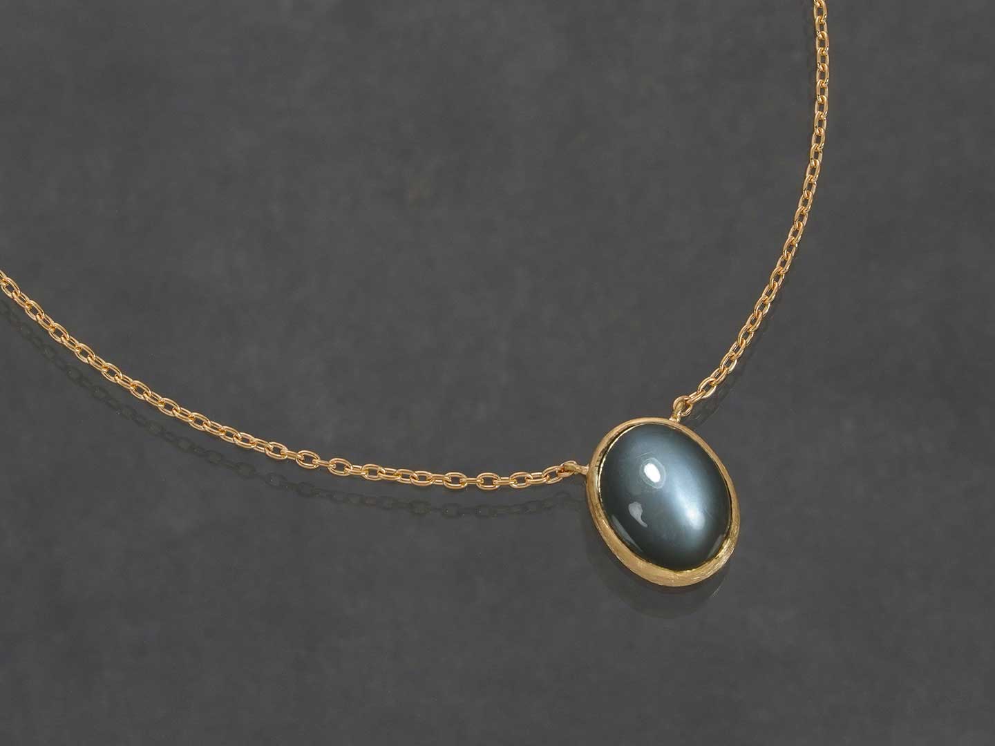 Gray moonstone necklace 2.08 /グレームーンストーン | Hariqua