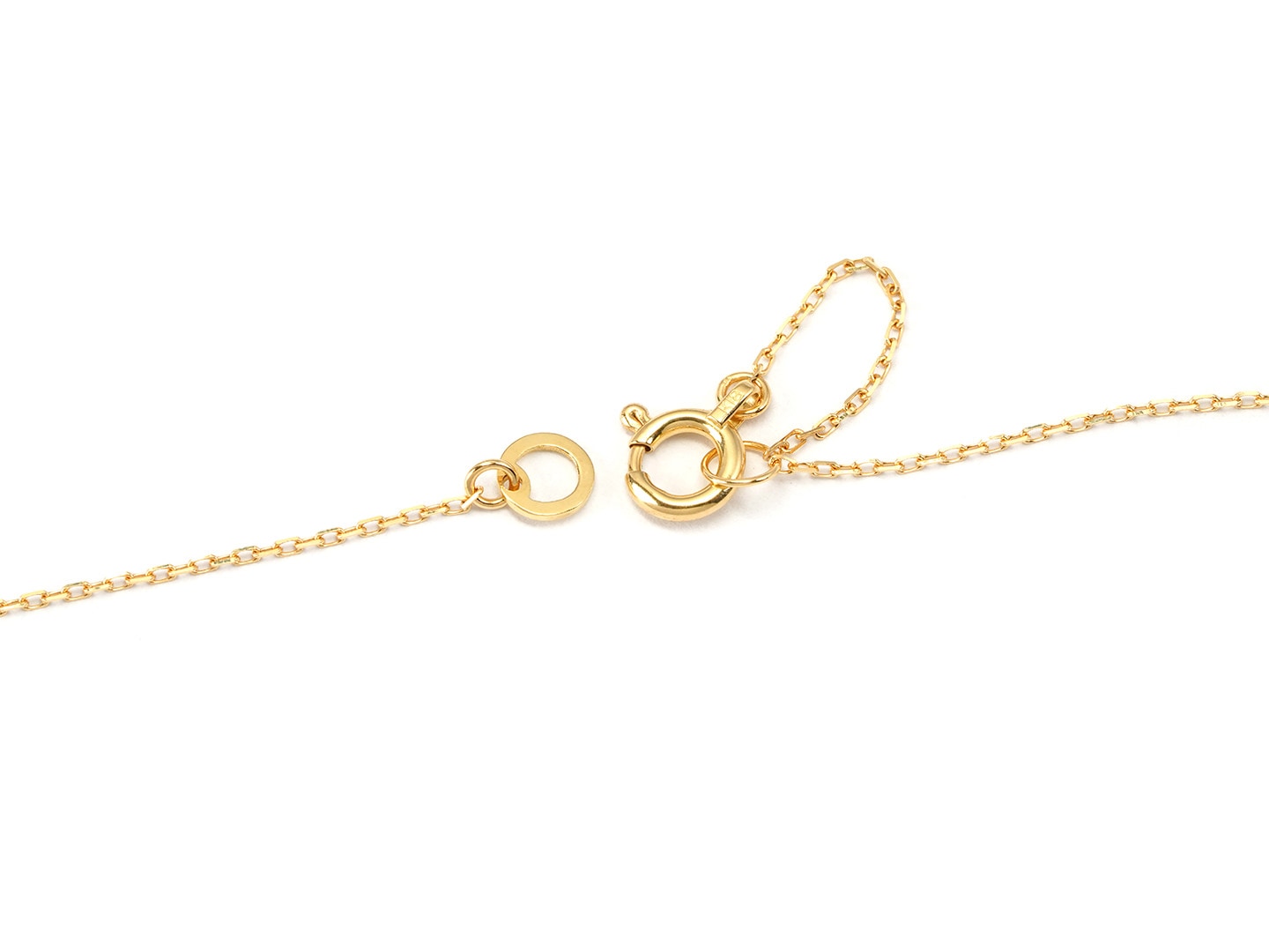 18K gold Cut-azuki chain 40cm
